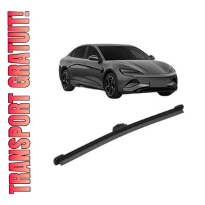 Stergator lamela spate BYD SEAL U din 2024, pentru luneta auto, Valeo Silencio, din cauciuc siliconat rezistent, 4 Stickere Auto BYD