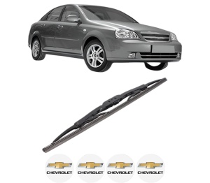 Stergator lamela spate CHEVROLET LACETTI (J200) din 2005 - 2013, pentru luneta auto, Bosch Twin, din cauciuc siliconat rezistent, 4 Stickere Auto CHEVROLET v30372