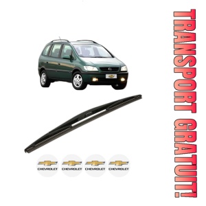 Stergator lamela spate CHEVROLET ZAFIRA (F75) din 2001 - 2012, pentru luneta auto, Bosch Twin, din cauciuc siliconat rezistent, 4 Stickere Auto CHEVROLET
