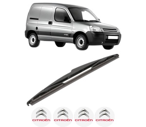 Stergator lamela spate CITROEN BERLINGO / BERLINGO FIRST Box Body/MPV (M_) din 1996 - 2011, pentru luneta auto, Valeo Silencio, din cauciuc siliconat rezistent, 4 Stickere Auto CITROEN v22276