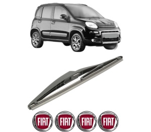 Stergator lamela spate FIAT PANDA VAN (312_, 519_) din 2012, pentru luneta auto, Bosch Twin, din cauciuc siliconat rezistent, 4 Stickere Auto FIAT v27332