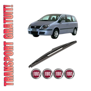 Stergator lamela spate FIAT ULYSSE (179_) din 2002 - 2011, pentru luneta auto, Valeo Silencio, din cauciuc siliconat rezistent, 4 Stickere Auto FIAT