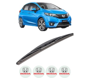 Stergator lamela spate HONDA JAZZ IV (GK_) din 2015, pentru luneta auto, Bosch Twin, din cauciuc siliconat rezistent, 4 Stickere Auto HONDA v24737