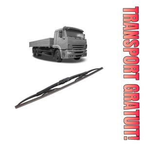 Stergator lamela spate KAMAZ 65117 din 2006, pentru luneta auto, Bosch Twin, din cauciuc siliconat rezistent, 4 Stickere Auto KAMAZ