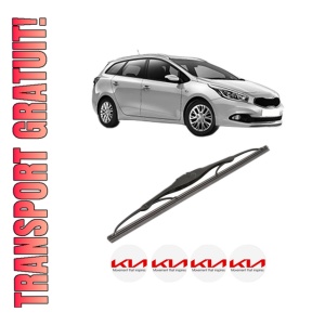 Stergator lamela spate KIA CEE'D Sportswagon (JD) din 2012 - 2018, pentru luneta auto, Valeo Silencio, din cauciuc siliconat rezistent, 4 Stickere Auto KIA