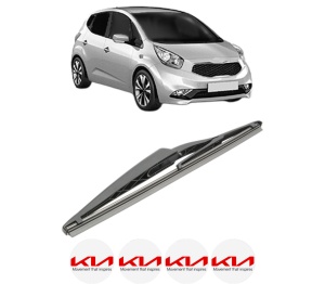 Stergator lamela spate KIA VENGA Hatchback Van (YN) din 2015, pentru luneta auto, Bosch Twin, din cauciuc siliconat rezistent, 4 Stickere Auto KIA v28744