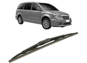 Stergator lamela spate LANCIA VOYAGER MPV (404_) din 2011 - 2014, pentru luneta auto, Bosch Twin, din cauciuc siliconat rezistent, 4 Stickere Auto LANCIA - Img 2