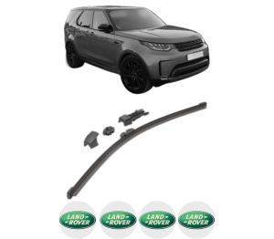 Stergator lamela spate LAND ROVER DISCOVERY V (L462) din 2016, pentru luneta auto, Valeo HydroConnect, din cauciuc siliconat rezistent, 4 Stickere Auto LAND ROVER v17062