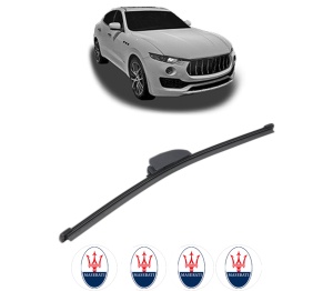 Stergator lamela spate MASERATI LEVANTE SUV (M161) din 2016, pentru luneta auto, Valeo Silencio, din cauciuc siliconat rezistent, 4 Stickere Auto MASERATI v15742
