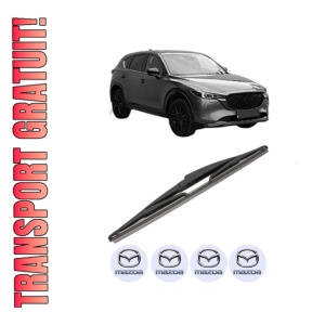Stergator lamela spate MAZDA CX-5 (KF) din 2016 - 2022, pentru luneta auto, Valeo Silencio, din cauciuc siliconat rezistent, 4 Stickere Auto MAZDA