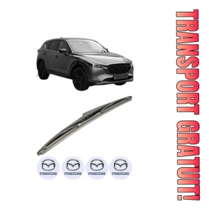 Stergator lamela spate MAZDA CX-5 (KF) din 2016 - 2022, pentru luneta auto, Bosch Twin, din cauciuc siliconat rezistent, 4 Stickere Auto MAZDA
