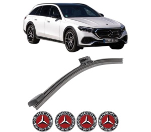Stergator lamela spate MERCEDES-BENZ E-CLASS All-Terrain (S214) din 2023, pentru luneta auto, Bosch Aerotwin, din cauciuc siliconat rezistent, 4 Stickere Auto MERCEDES-BENZ v25282