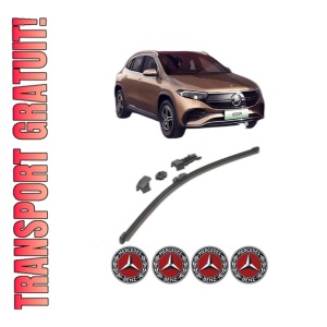 Stergator lamela spate MERCEDES-BENZ EQA (H243) din 2021, pentru luneta auto, Valeo HydroConnect, din cauciuc siliconat rezistent, 4 Stickere Auto MERCEDES-BENZ