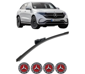 Stergator lamela spate MERCEDES-BENZ EQC (N293) din 2019 - 2023, pentru luneta auto, Bosch Aerotwin, din cauciuc siliconat rezistent, 4 Stickere Auto MERCEDES-BENZ v26002