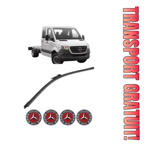 Stergator lamela spate MERCEDES-BENZ SPRINTER 4-t Platform/Chassis (B907, B910) din 2018 - 2021, pentru luneta auto, Bosch Aerotwin, din cauciuc siliconat rezistent, 4 Stickere Auto MERCEDES-BENZ