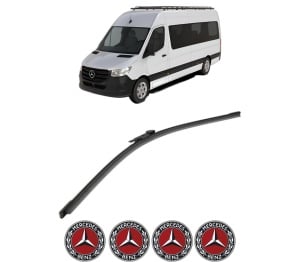 Stergator lamela spate MERCEDES-BENZ SPRINTER 5-t Bus (B906) din 2009 - 2018, pentru luneta auto, Bosch Aerotwin, din cauciuc siliconat rezistent, 4 Stickere Auto MERCEDES-BENZ v26907