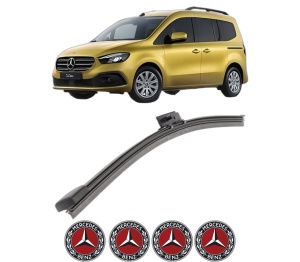 Stergator lamela spate MERCEDES-BENZ T-CLASS MPV (W420) din 2022, pentru luneta auto, Bosch Aerotwin, din cauciuc siliconat rezistent, 4 Stickere Auto MERCEDES-BENZ v25222
