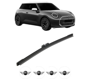 Stergator lamela spate MINI MINI (F66, F65) din 2024, pentru luneta auto, Bosch Aerotwin, din cauciuc siliconat rezistent, 4 Stickere Auto MINI v26787