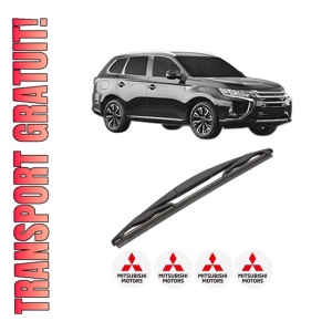 Stergator lamela spate MITSUBISHI OUTLANDER III Van (GF_W, GG_W) din 2013, pentru luneta auto, Valeo Silencio, din cauciuc siliconat rezistent, 4 Stickere Auto MITSUBISHI