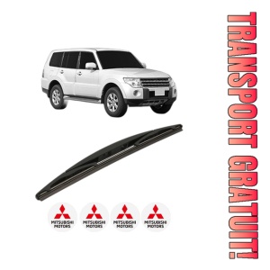 Stergator lamela spate MITSUBISHI PAJERO IV Van (V9_, V8_, V8_V) din 2006, pentru luneta auto, Bosch Twin, din cauciuc siliconat rezistent, 4 Stickere Auto MITSUBISHI