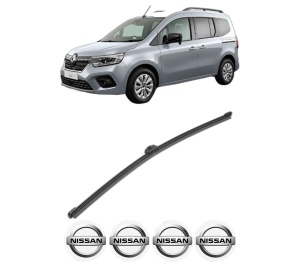 Stergator lamela spate NISSAN TOWNSTAR Box Body/MPV (XFK) din 2021, pentru luneta auto, Valeo Silencio Xtrm, din cauciuc siliconat rezistent, 4 Stickere Auto NISSAN v17962