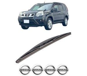 Stergator lamela spate NISSAN X-TRAIL VAN (T31) din 2011 - 2014, pentru luneta auto, Bosch Twin, din cauciuc siliconat rezistent, 4 Stickere Auto NISSAN v24612