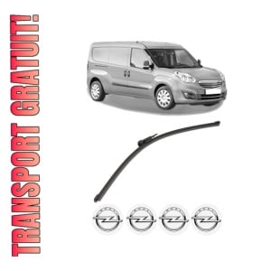 Stergator lamela spate OPEL COMBO Box Body/MPV (X12) din 2012, pentru luneta auto, Valeo Silencio Xtrm, din cauciuc siliconat rezistent, 4 Stickere Auto OPEL