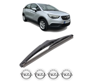 Stergator lamela spate OPEL CROSSLAND X / CROSSLAND (P17, P2QO) din 2017 - 2019, pentru luneta auto, Bosch Twin, din cauciuc siliconat rezistent, 4 Stickere Auto OPEL v33072