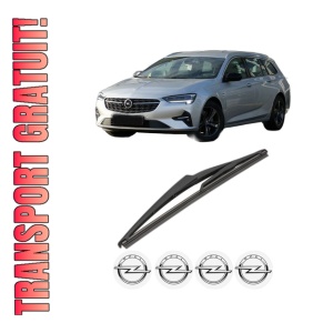 Stergator lamela spate OPEL INSIGNIA A Sports Tourer (G09) din 2008 - 2017, pentru luneta auto, Valeo Silencio, din cauciuc siliconat rezistent, 4 Stickere Auto OPEL