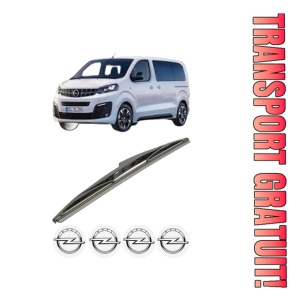 Stergator lamela spate OPEL VIVARO C Van (K0) din 2019 - 2024, pentru luneta auto, Bosch Twin, din cauciuc siliconat rezistent, 4 Stickere Auto OPEL