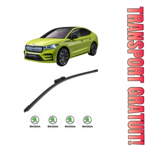 Stergator lamela spate SKODA ENYAQ iV Coupe (5AC) din 2021, pentru luneta auto, Bosch Aerotwin, din cauciuc siliconat rezistent, 4 Stickere Auto SKODA