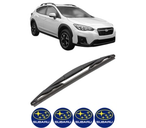 Stergator lamela spate SUBARU XV (GT) din 2017, pentru luneta auto, Valeo Silencio, din cauciuc siliconat rezistent, 4 Stickere Auto SUBARU v18742