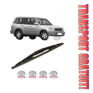 Stergator lamela spate TOYOTA LAND CRUISER 100 (_J1_) din 1998 - 2007, pentru luneta auto, Bosch Twin, din cauciuc siliconat rezistent, 4 Stickere Auto TOYOTA