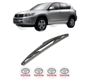 Stergator lamela spate TOYOTA RAV 4 III (_A3_) din 2005 - 2014, pentru luneta auto, Valeo Silencio, din cauciuc siliconat rezistent, 4 Stickere Auto TOYOTA v17662