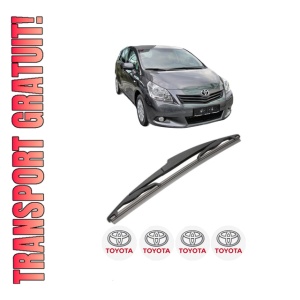Stergator lamela spate TOYOTA VERSO VAN (_R2_) din 2009 - 2018, pentru luneta auto, Valeo Silencio, din cauciuc siliconat rezistent, 4 Stickere Auto TOYOTA