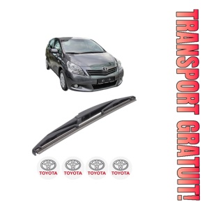 Stergator lamela spate TOYOTA VERSO VAN (_R2_) din 2009 - 2018, pentru luneta auto, Bosch Twin, din cauciuc siliconat rezistent, 4 Stickere Auto TOYOTA