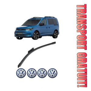 Stergator lamela spate Volkswagen CADDY V Box Body/MPV (SBA, SBH) din 2020 - 2024, pentru luneta auto, Bosch Aerotwin, din cauciuc siliconat rezistent, 4 Stickere Auto VW