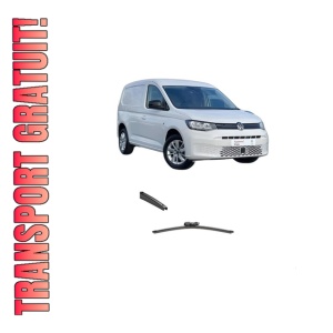 Stergator lamela spate Volkswagen CADDY V MPV (SBB, SBJ) din 2020 - 2024, pentru luneta auto, Valeo Silencio, din cauciuc siliconat rezistent, 4 Stickere Auto VW