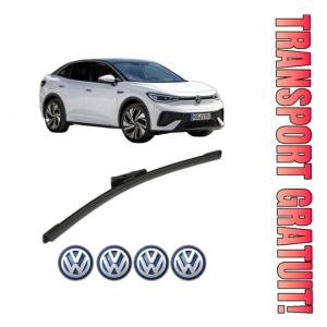 Stergator lamela spate Volkswagen ID.5 (E39) din 2021, pentru luneta auto, Bosch Aerotwin, din cauciuc siliconat rezistent, 4 Stickere Auto VW