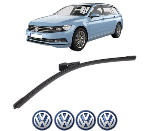 Stergator lamela spate Volkswagen PASSAT B8 Variant (3G5, CB5) din 2014 - 2024, pentru luneta auto, Bosch Aerotwin, din cauciuc siliconat rezistent, 4 Stickere Auto VW v25762