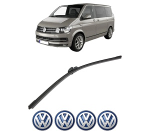 Stergator lamela spate Volkswagen TRANSPORTER T5 Bus (7HB, 7HJ, 7EB, 7EJ) din 2003 - 2015, pentru luneta auto, Bosch Aerotwin, din cauciuc siliconat rezistent, 4 Stickere Auto VW v27147