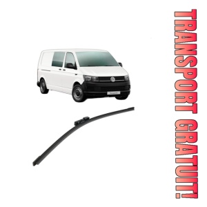 Stergator lamela spate Volkswagen TRANSPORTER T6 / CARAVELLE T6 Bus (SGB, SGJ, SHB, SHJ) din 2015 - 2024, pentru luneta auto, Bosch Aerotwin, din cauciuc siliconat rezistent, 4 Stickere Auto VW