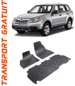 Subaru Forester III, Suv, fabricat din 03.2008 - 01.2013, set covorase auto dedicate, din cauciuc 100% Premium accesorii pentru autoturismul tau - masina v157464