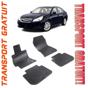 Subaru Legacy V, Sedan, fabricat din 2009 - 2014, set covorase auto dedicate, din cauciuc 100% Premium