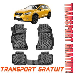 Subaru Xv 2012-2017 Set 4 covorase auto din cauciuc tip tavita premium line 3D