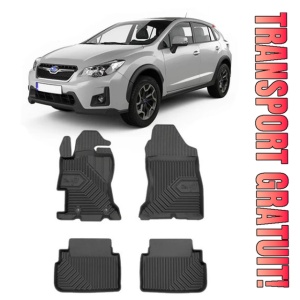 Subaru Xv II Din 01.2018 - Prezent, Suv , Set Covorase Auto Tip Tavita Premium 3D, din cauciuc