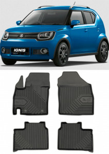 Suzuki Ignis III Din 01.2017 - Prezent, Hatchback , Set Covorase Auto Tip Tavita Premium 3D, din cauciuc accesorii pentru autoturismul tau - masina v167438