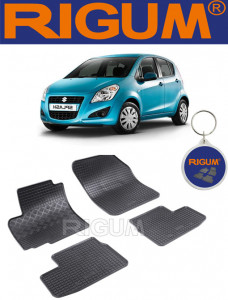 Suzuki Splash, Hatchback, fabricat din 01.2008 - 11.2014, set covorase auto dedicate, din cauciuc 100% Premium accesorii pentru autoturismul tau - masina v157840