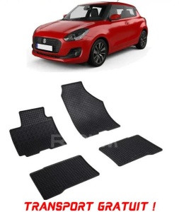 Suzuki Swift, Hatchback, fabricat din 05.2017 - Prezent, set covorase auto dedicate, din cauciuc 100% Premium - Transport Gratuit accesorii pentru autoturismul tau - masina v37605