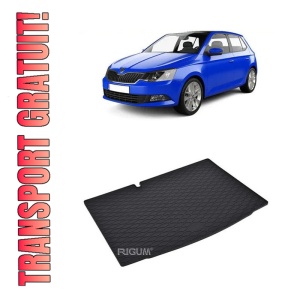 Tavita portbagaj cauciuc moale SKODA Fabia III 2014-2021, protectie portbagaj